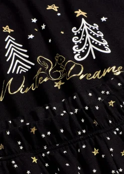 bonprix Pyjama 100% coton à imprimé brillant|Femme Lingerie Nuit