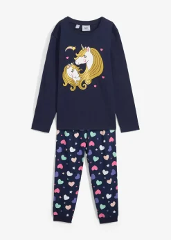 Enfant bonprix Filles·Pyjamas & Chemises De Nuit|Vêtements Enfant|Pyjama 100% coton (ens. 2 pces)