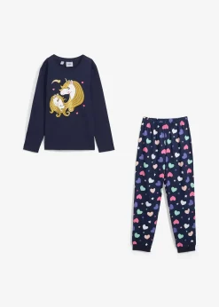 Enfant bonprix Filles·Pyjamas & Chemises De Nuit|Vêtements Enfant|Pyjama 100% coton (ens. 2 pces)