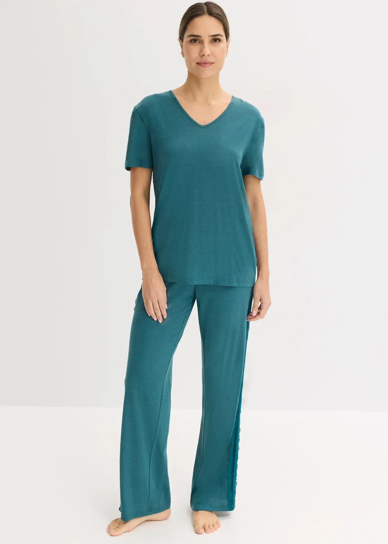 bonprix Pyjama à dentelle|Femme Lingerie Nuit