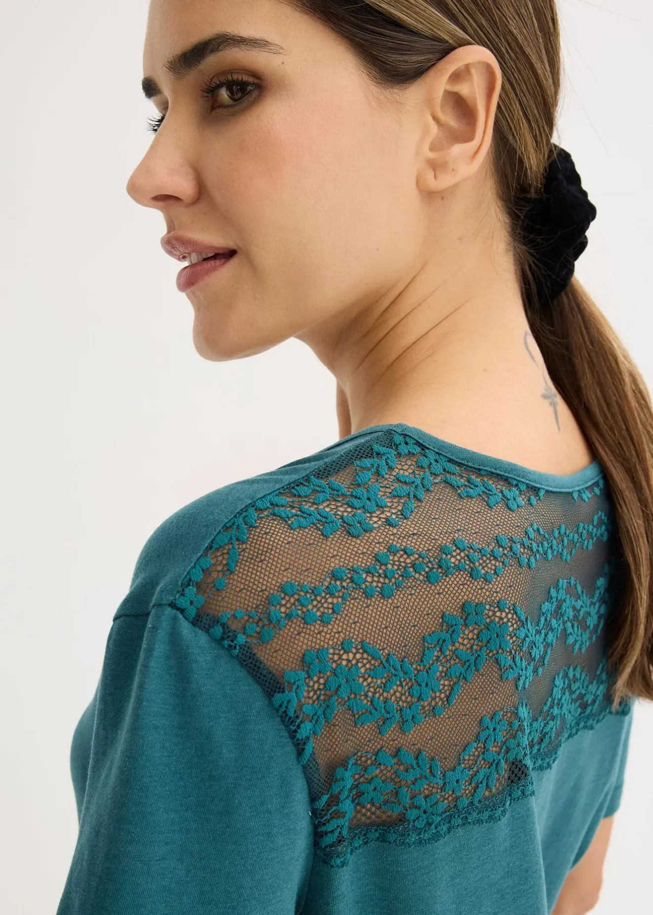 bonprix Pyjama à dentelle|Femme Lingerie Nuit