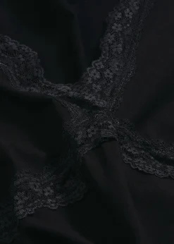 Femme bonprix Lingerie Nuit|Pyjama à empiècement en dentelle