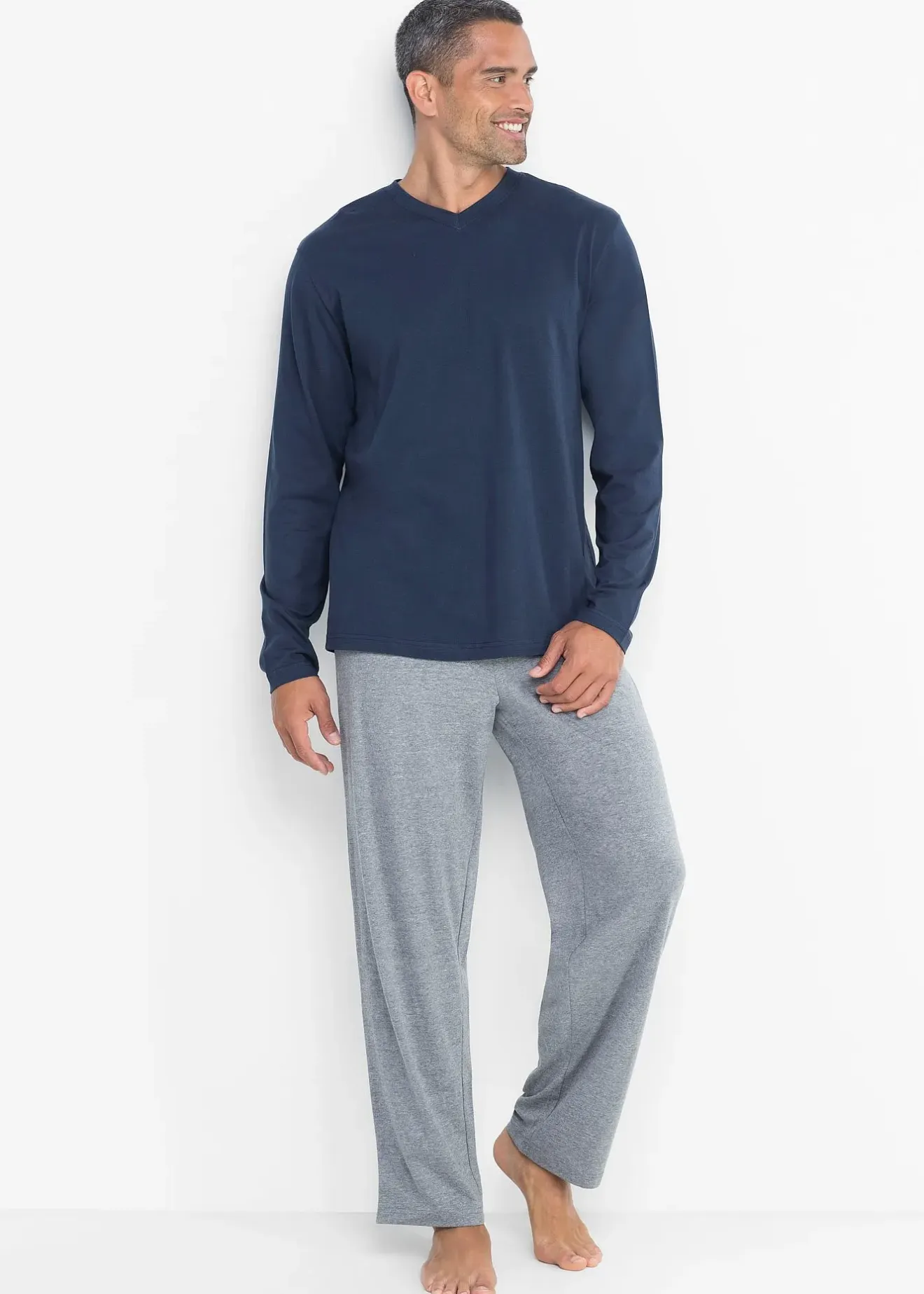 Homme bonprix Pyjamas|Sous-Vêtements|Pyjama à manches longues