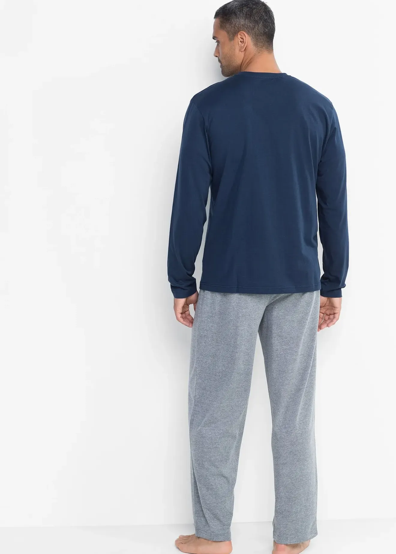 Homme bonprix Pyjamas|Sous-Vêtements|Pyjama à manches longues
