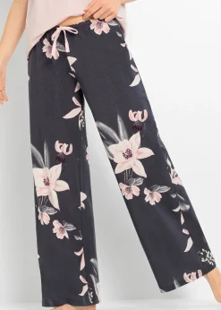 bonprix Pyjama avec pantalon large|Femme Lingerie Nuit