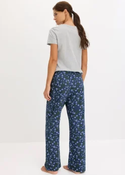 Femme bonprix Lingerie Nuit|Pyjama avec T-shirt manches courtes slim