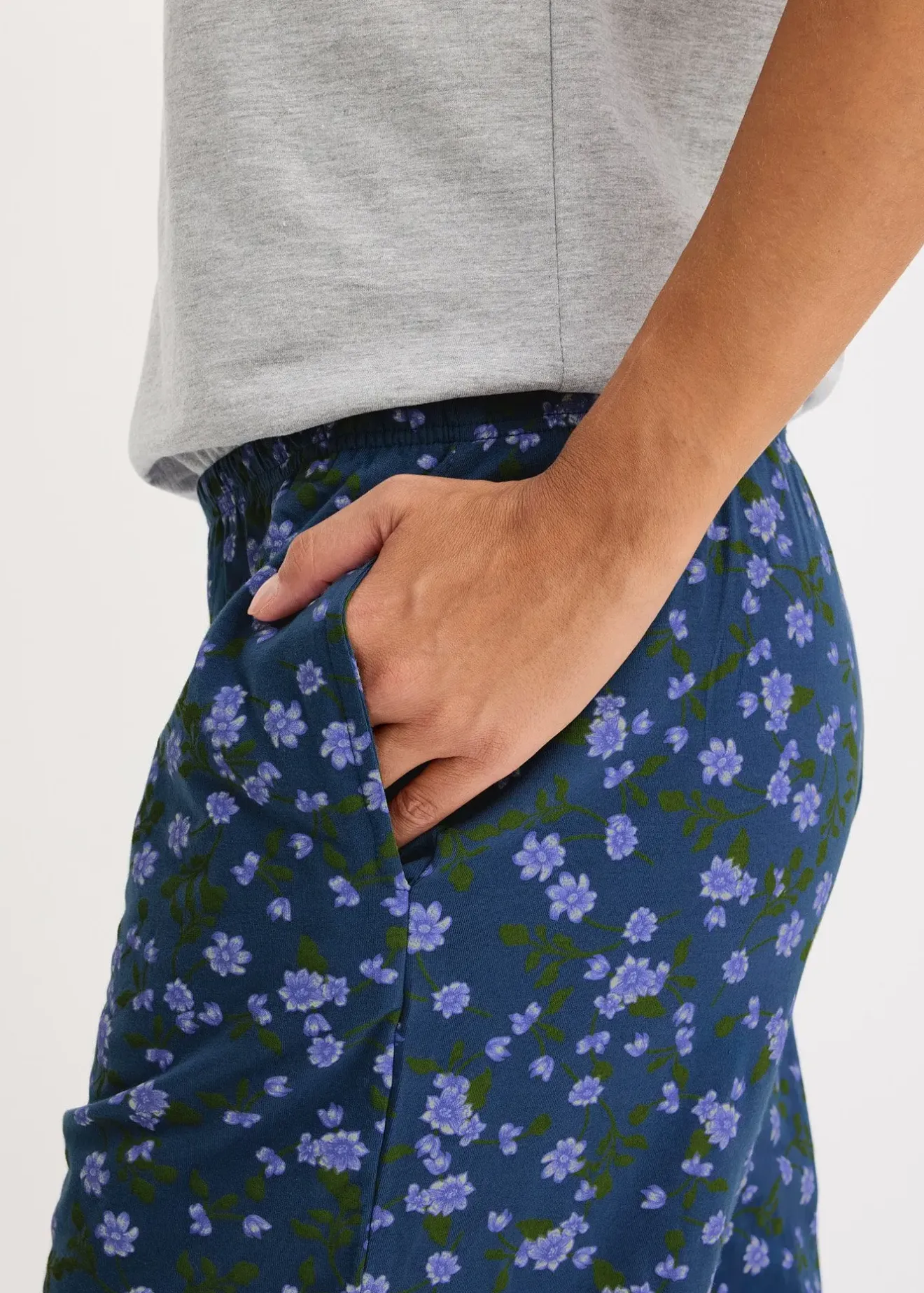 Femme bonprix Lingerie Nuit|Pyjama avec T-shirt manches courtes slim