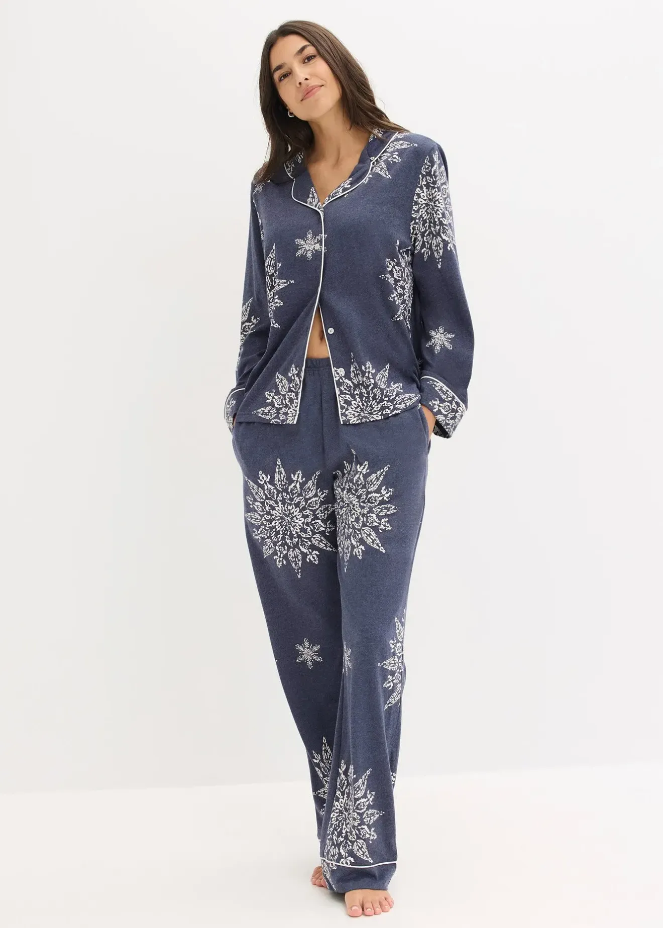 Femme bonprix Lingerie Nuit|Pyjama boutonné
