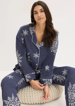 Femme bonprix Lingerie Nuit|Pyjama boutonné