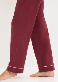 bonprix Pyjama boutonné 100% coton|Femme Lingerie Nuit