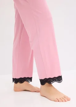 Femme bonprix Lingerie Nuit|Pyjama boutonné en matière douce