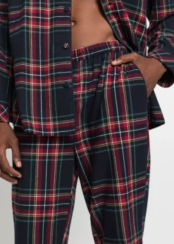 Homme bonprix Pyjamas|Sous-Vêtements|Pyjama boutonné homme en flanelle douce