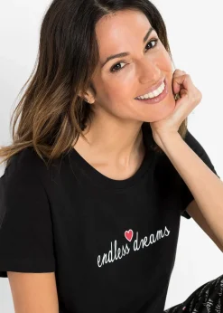 bonprix Pyjama corsaire 100% coton|Femme Lingerie Nuit