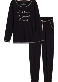 bonprix Pyjama doux avec poches latérales|Femme Lingerie Nuit