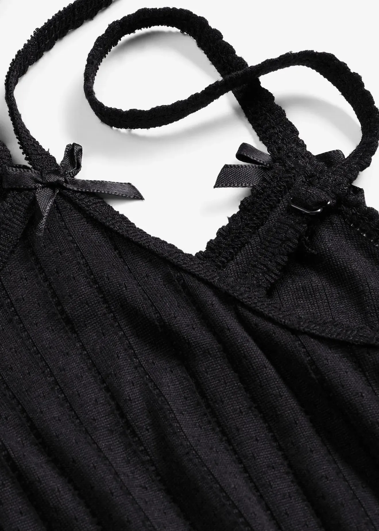 Femme bonprix Lingerie Nuit|Pyjama doux en jersey pointelle