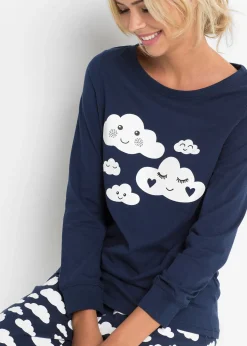 bonprix Pyjama en coton|Femme Lingerie Nuit