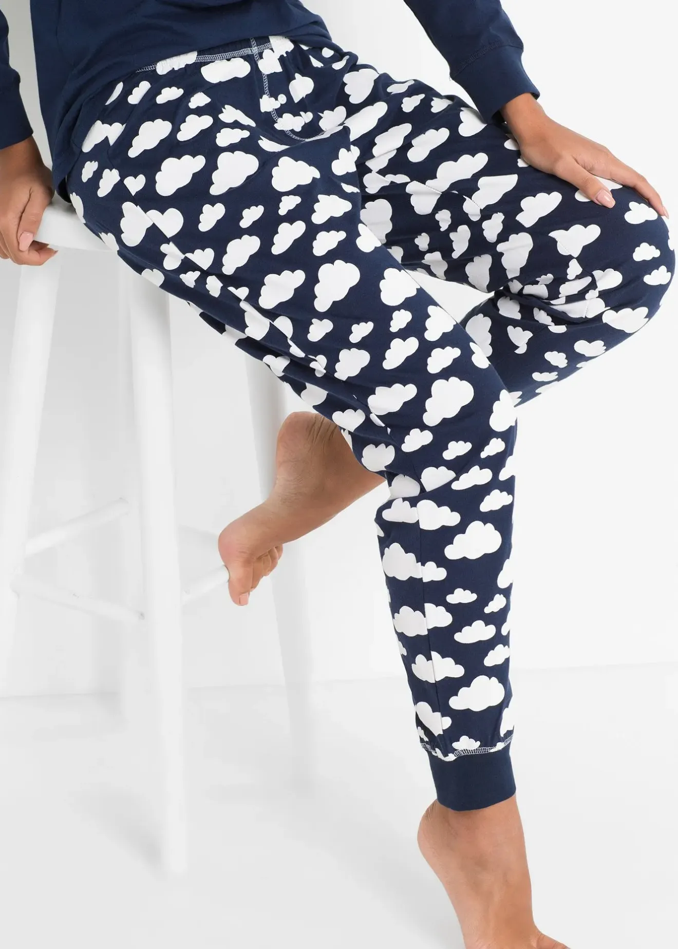 bonprix Pyjama en coton|Femme Lingerie Nuit