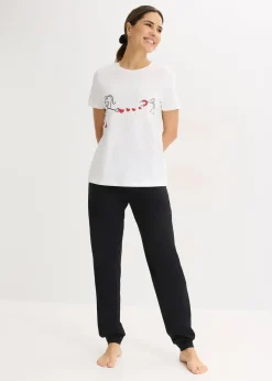 Femme bonprix Lingerie Nuit|Pyjama en coton doux