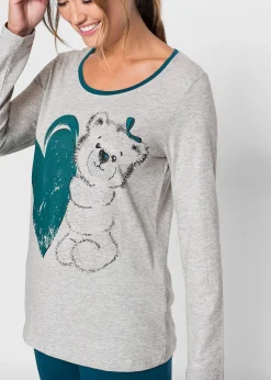 Femme bonprix Lingerie Nuit|Pyjama en coton majoritaire