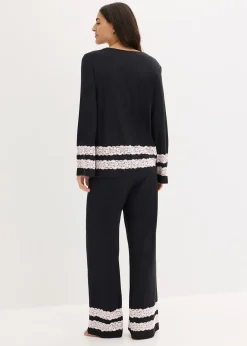 Femme bonprix Lingerie Nuit|Pyjama en douce viscose mélangée