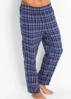 bonprix Pyjama en flanelle avec boutons et manches longues|Homme Pyjamas|Sous-Vêtements