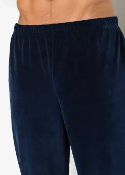 bonprix Pyjama en velours doux à manches longues|Homme Pyjamas|Sous-Vêtements