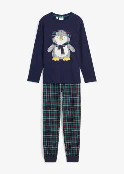 Enfant bonprix Vêtements Enfant|Garçons·Pyjamas|Pyjama enfant avec pantalon en flanelle et coton (ens. 2 pces)