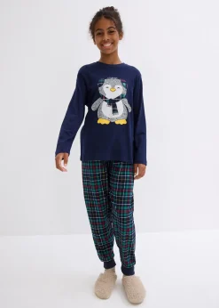 Enfant bonprix Vêtements Enfant|Garçons·Pyjamas|Pyjama enfant avec pantalon en flanelle et coton (ens. 2 pces)