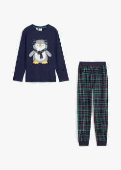 Enfant bonprix Vêtements Enfant|Garçons·Pyjamas|Pyjama enfant avec pantalon en flanelle et coton (ens. 2 pces)