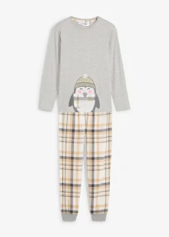 bonprix Pyjama enfant avec pantalon en flanelle (ens. 2 pces)|Enfant Vêtements Enfant|Garçons·Pyjamas