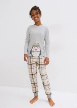 bonprix Pyjama enfant avec pantalon en flanelle (ens. 2 pces)|Enfant Vêtements Enfant|Garçons·Pyjamas