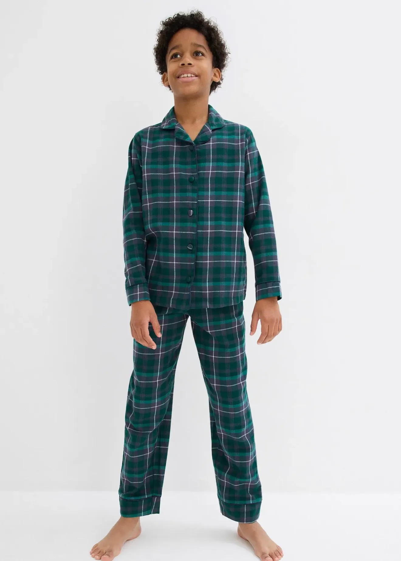 bonprix Pyjama enfant en flanelle tissée (ens. 2 pces)|Enfant Vêtements Enfant|Garçons·Pyjamas