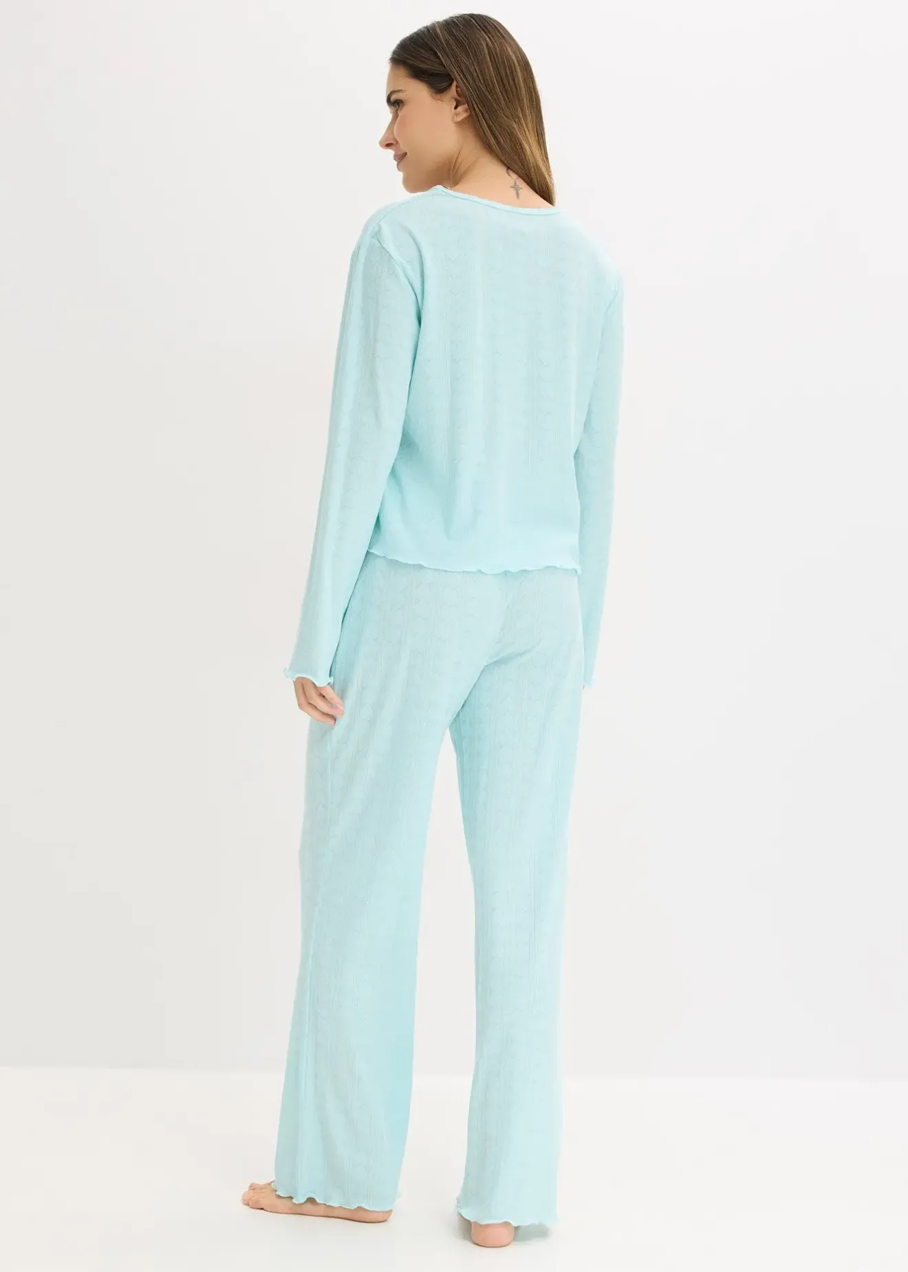 Femme bonprix Lingerie Nuit|Pyjama léger à motif cœurs