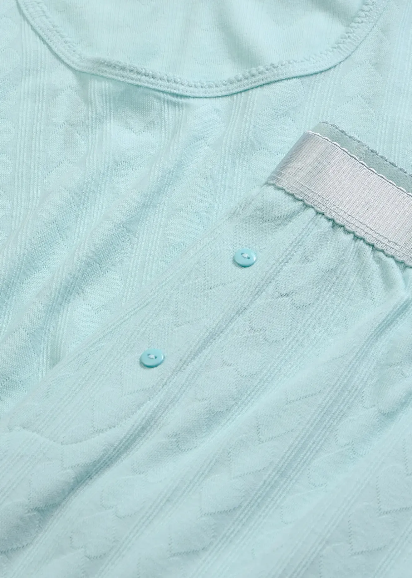 Femme bonprix Lingerie Nuit|Pyjama léger à motif cœurs