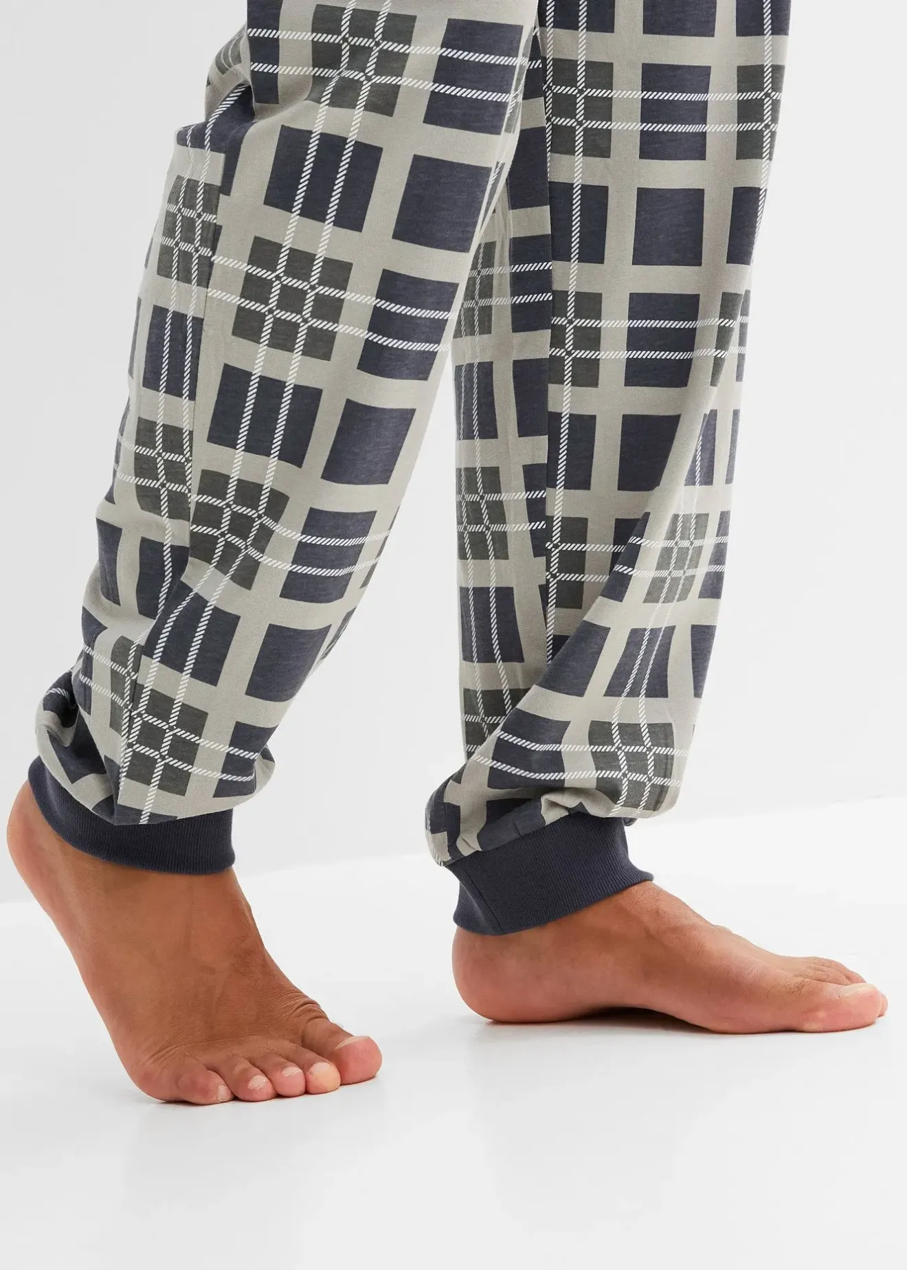 Homme bonprix Pyjamas|Sous-Vêtements|Pyjama manches longues 100% coton