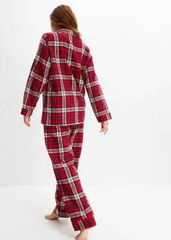 bonprix Pyjama tissé en flanelle|Femme Lingerie Nuit