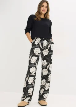 Femme bonprix Lingerie Nuit|Pyjama évasé avec viscose