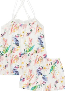 bonprix Pyjashort à bretelles spaghetti|Femme Lingerie Nuit