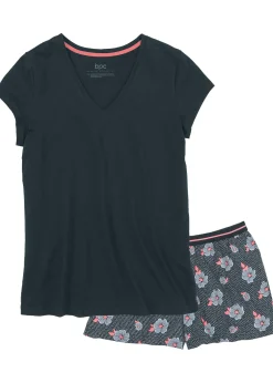 bonprix Pyjashort 100% coton|Femme Lingerie Nuit