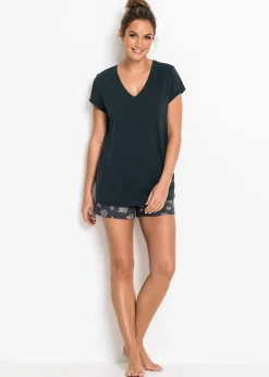 bonprix Pyjashort 100% coton|Femme Lingerie Nuit