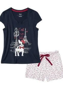 Femme bonprix Lingerie Nuit|Pyjashort 100% coton