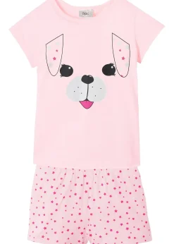 Enfant bonprix Filles·Pyjamas & Chemises De Nuit|Pyjashort 100% coton (ens. 2 pces)