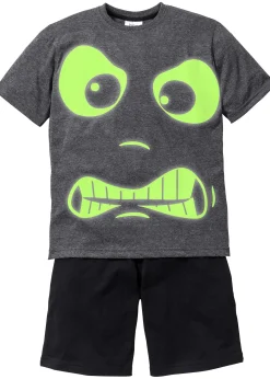 Enfant bonprix Vêtements Enfant|Garçons·Pyjamas|Pyjashort à imprimé phosphorescent (ens. 2 pces)