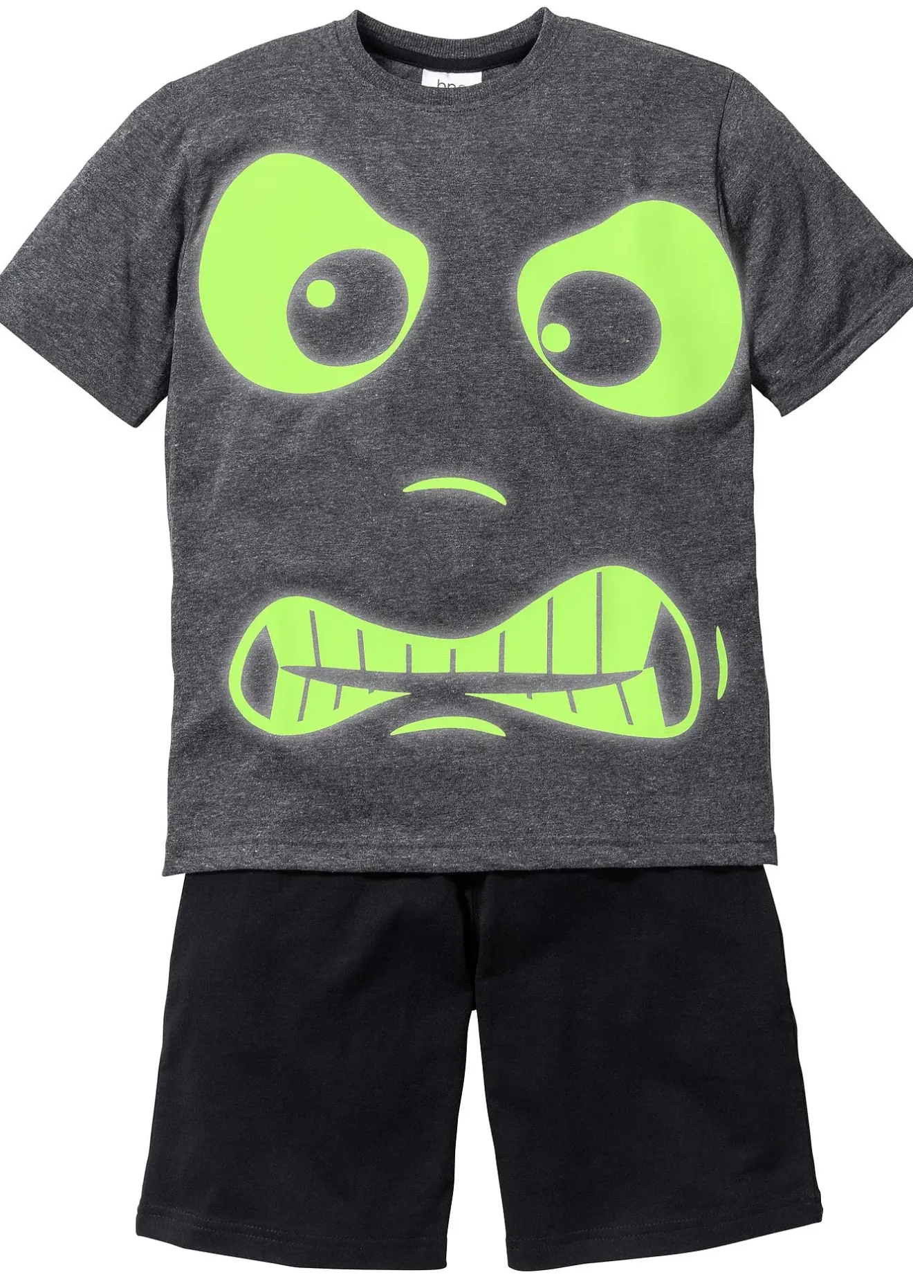 Enfant bonprix Vêtements Enfant|Garçons·Pyjamas|Pyjashort à imprimé phosphorescent (ens. 2 pces)