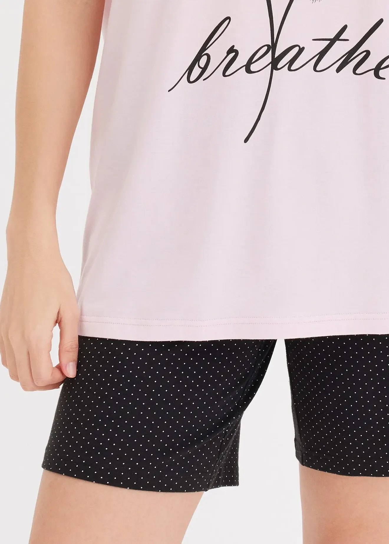 Femme bonprix Lingerie Nuit|Pyjashort avec cycliste