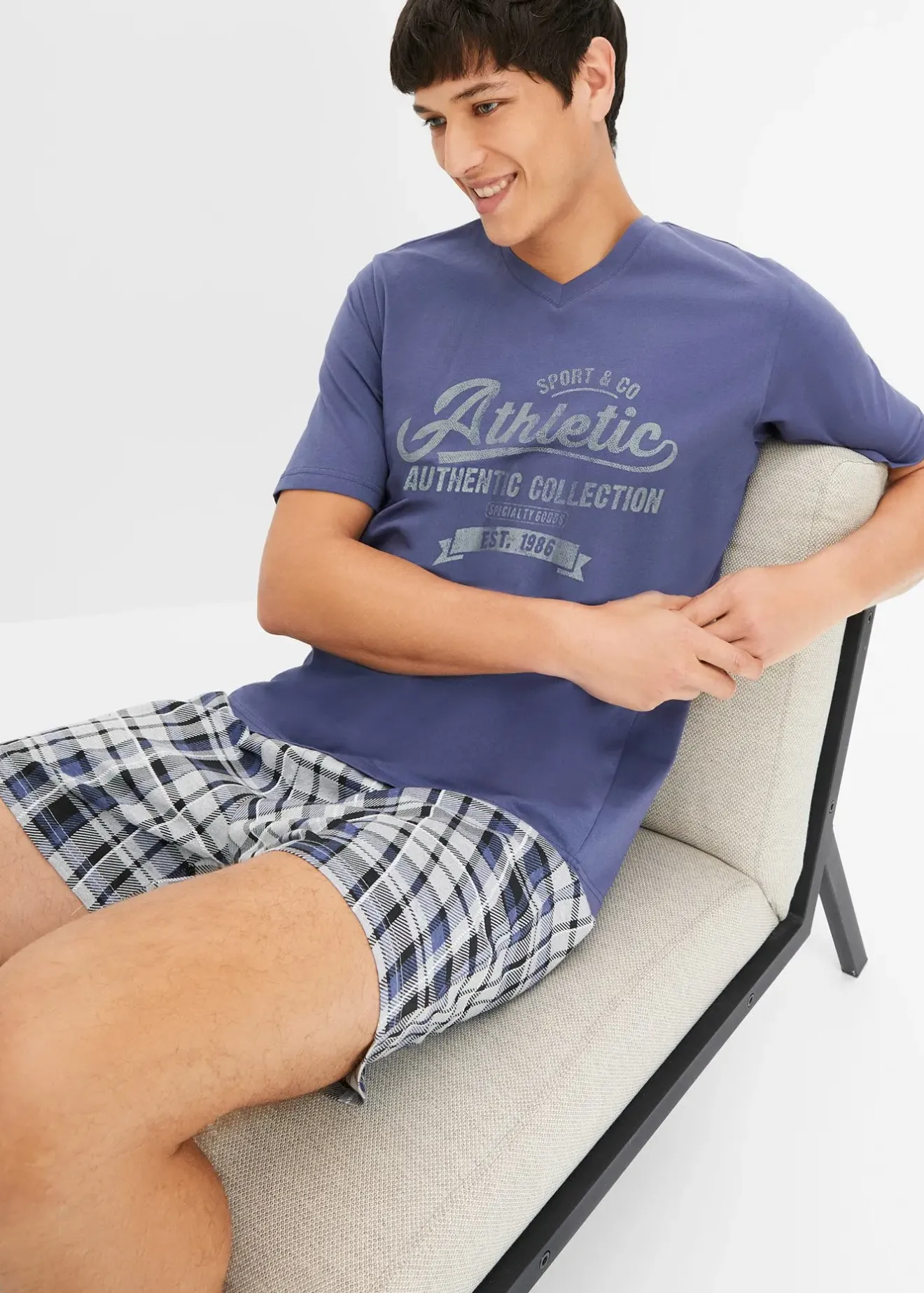 bonprix Pyjashort coton|Homme Pyjamas|Sous-Vêtements