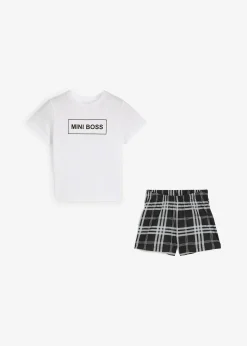 Enfant bonprix Vêtements Enfant|Garçons·Pyjamas|Pyjashort doux en coton (ens. 2 pces)