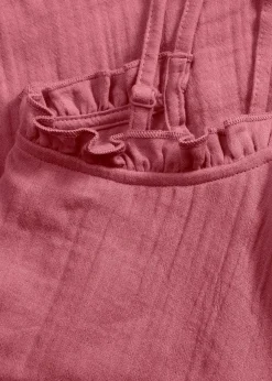 Femme bonprix Lingerie Nuit|Pyjashort en gaze de coton douce avec top à fines bretelles