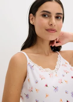 bonprix Pyjashort en matière côtelée|Femme Lingerie Nuit