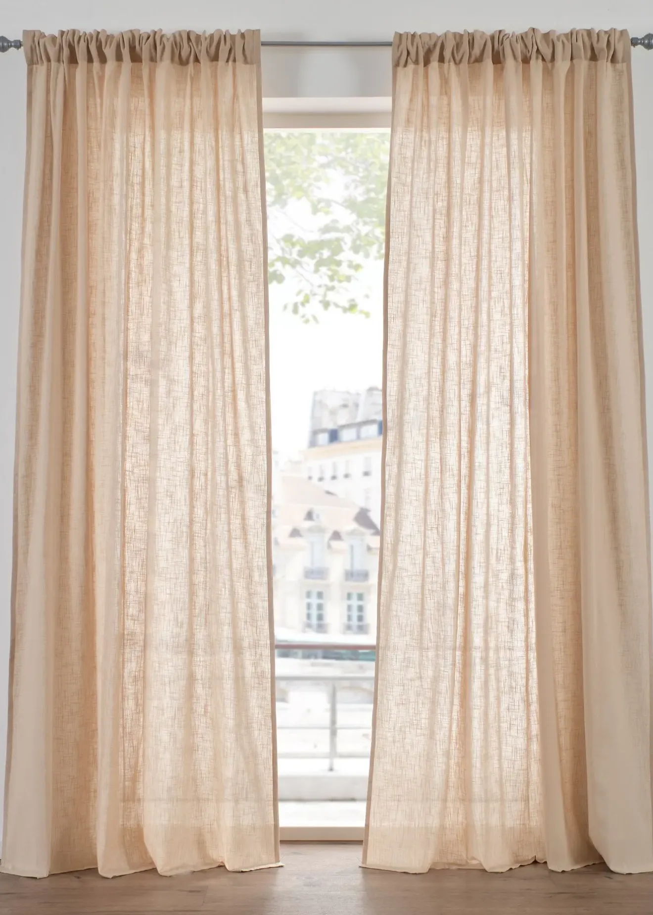 bonprix Salon·Rideaux & Voilages|Rideaux Classiques|Rideau 100% coton (1 pce)